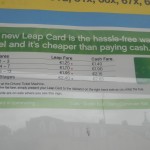 Confronto dei prezzi con/senza Leap Card